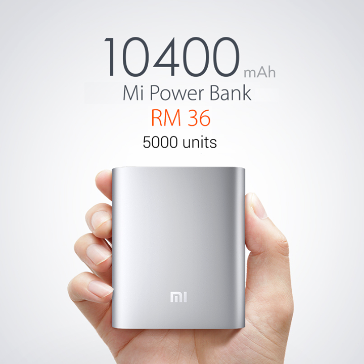 Xiaomi Mi Power Bank – RM36