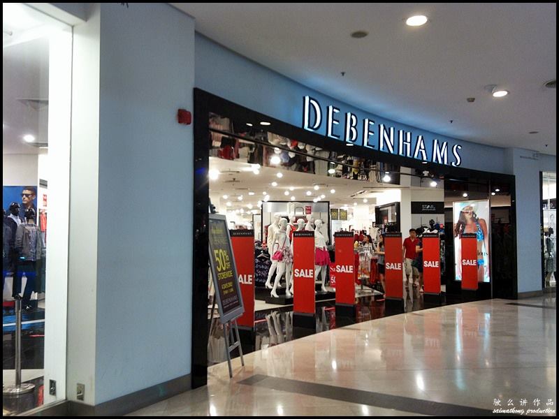 Debenhams Storewide Sale - Discounts up to 50% (29 May 2014 - 1 June 2014)