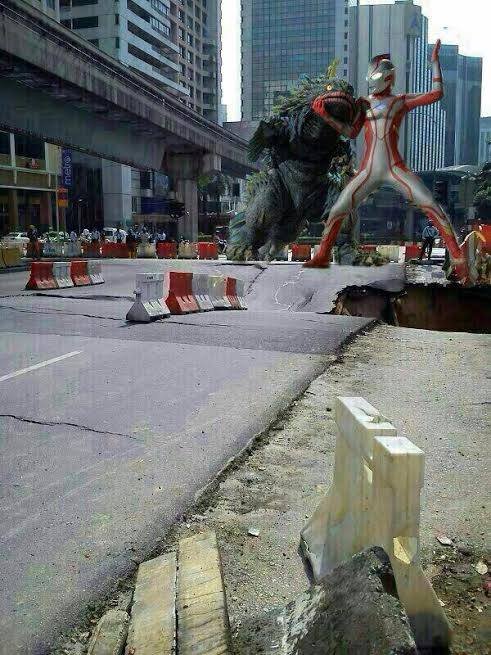 KL Under Attack! Godzilla and company cause of KL sinkholes!