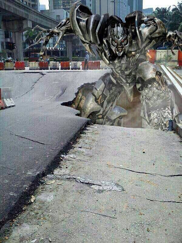 KL Under Attack! Godzilla and company cause of KL sinkholes!