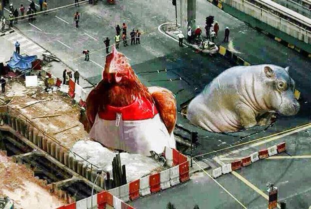 KL Under Attack! Godzilla and company cause of KL sinkholes!