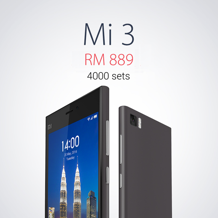 Xiaomi Mi3 – RM889