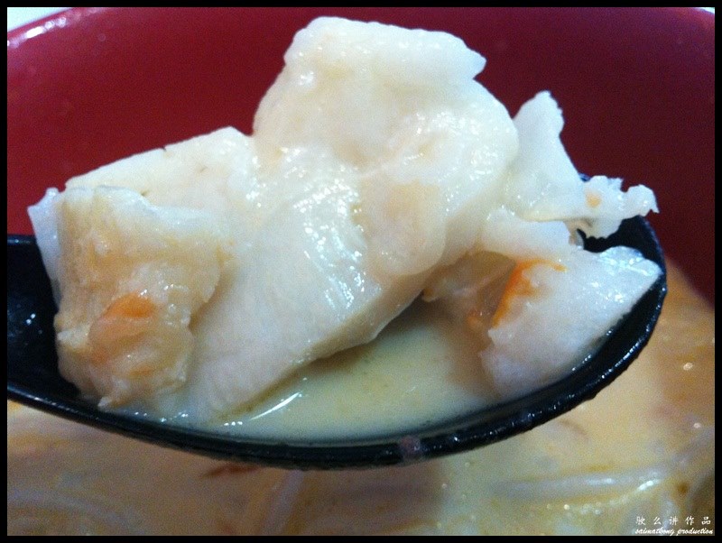 Soon Soon Lye Salmon Fish Head 顺顺来三文鱼头米 @ Bandar Puteri, Puchong : Fresh Cod Fish Neck & Belly with Thick Mee Hoon (RM20.90)