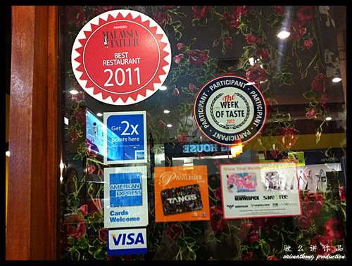 Sao Nam was shortlisted in the Best Thai/Indochinese Restaurant category of the Time Out KL Food Awards 2009, 2010 and 2011. 