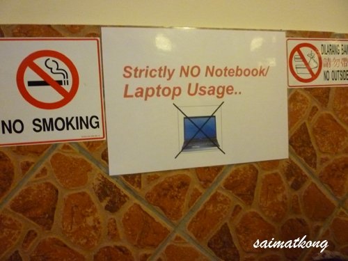 No notebook / laptop