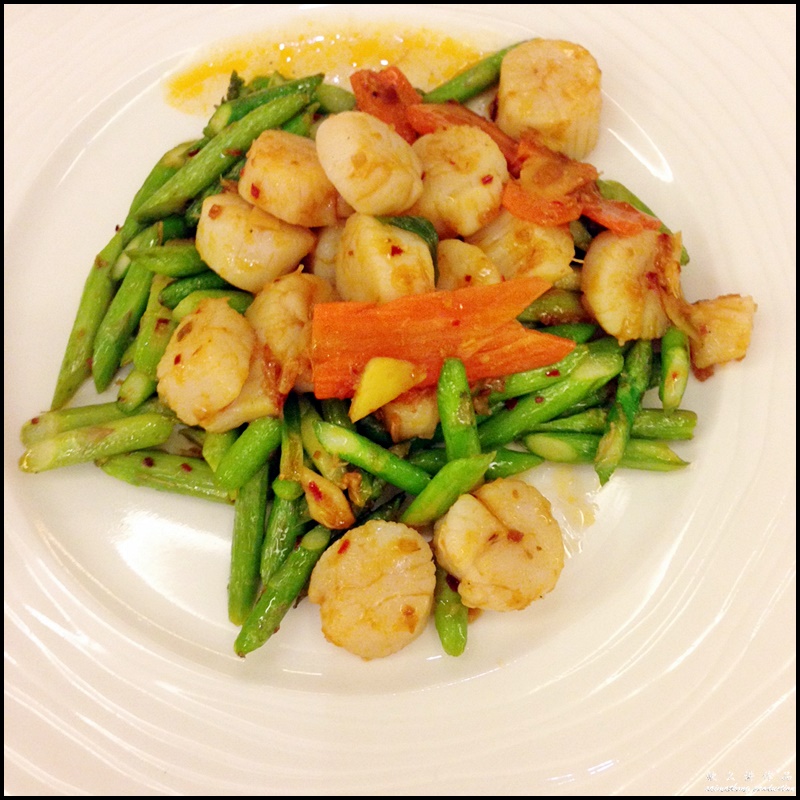 Chinese New Year 'Reunion Dinner @ Putien (莆田), 1 Utama Shopping Centre : Scallop & Asparagus in XO Sauce