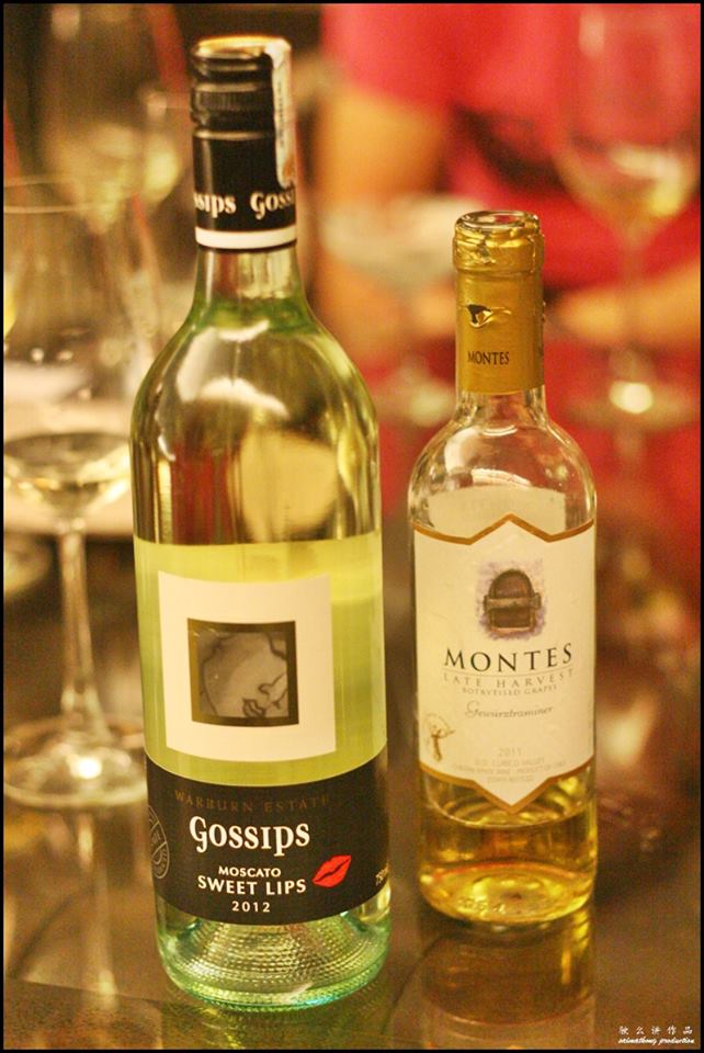 Galerie Du Vin @ Glomac Damansara, KL : Panna Cotta paired with Warburn Estate Gossips Sweet Lips Moscato 2012 & Montes Late Harvest