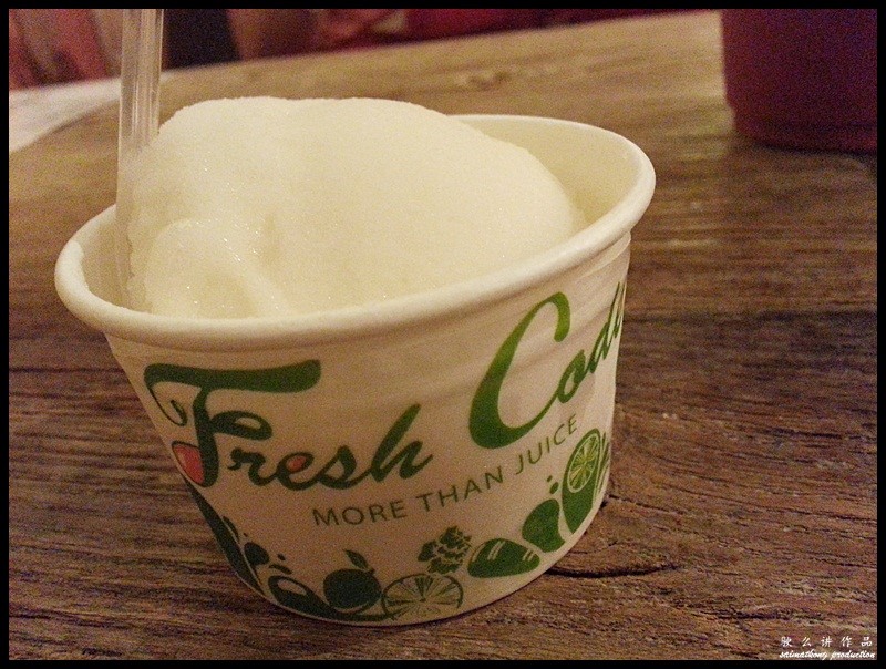 Fresh Code @ Damansara Uptown : Taiwan Lychee Sorbet