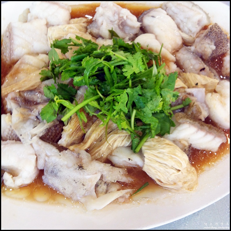 Chinese New Year Day 3 Dinner @ Gold Dragon City Seafood Restaurant, Paramount Garden - Steamed Sliced Estuary Grouper
