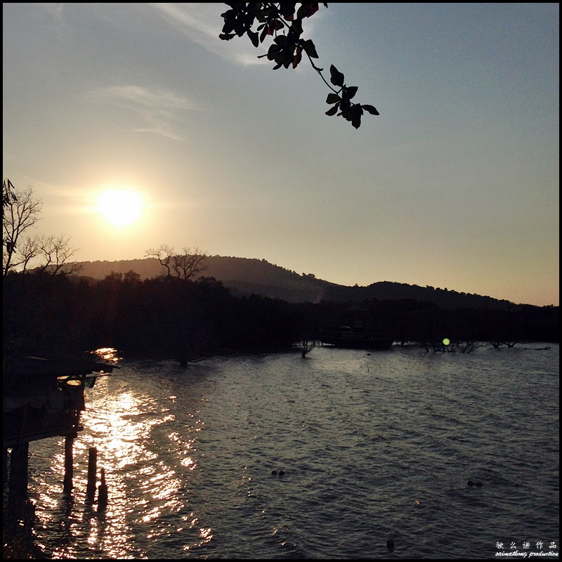 The beautiful sunset in Phuket taken not far away from Laem Hin Pier :)