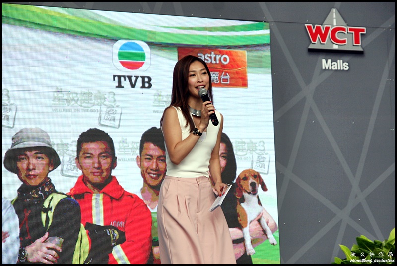Wellness On The Go 3 星級健康 3 - Dare to Dream Promo Event is emceed by beautiful Sarah Song. TVB艺人宋熙年亦专程来马担任造势活动的司仪。