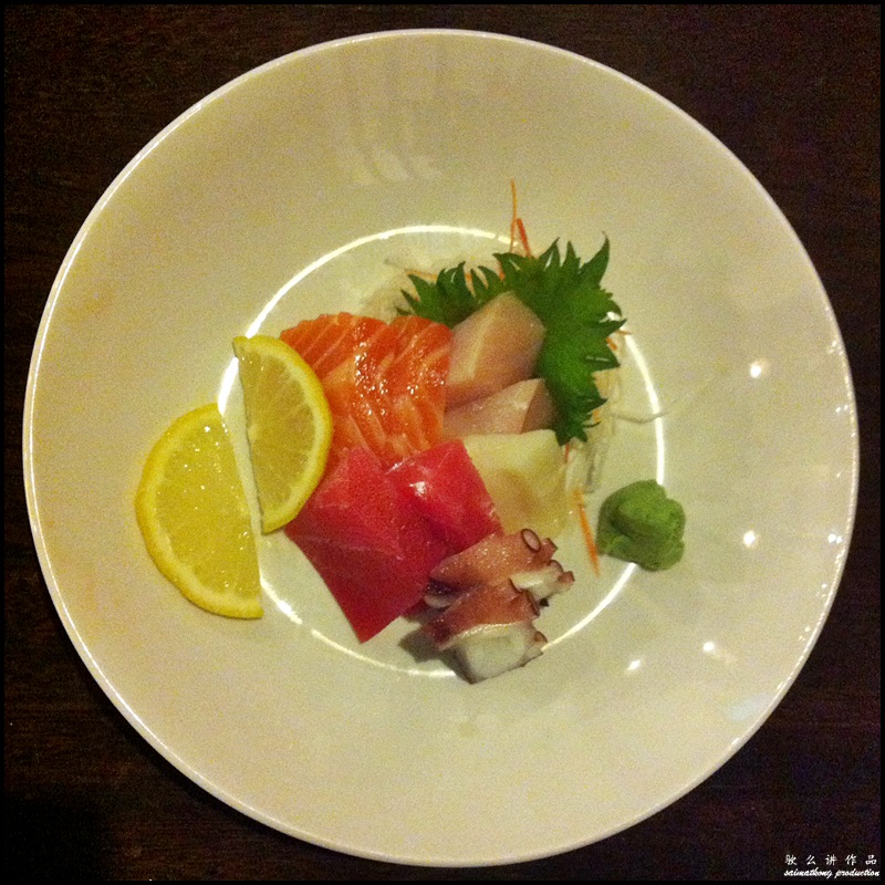 Hyotan Japanese Restaurant @ SS15, Subang : Sashimi Moriawase (RM55)