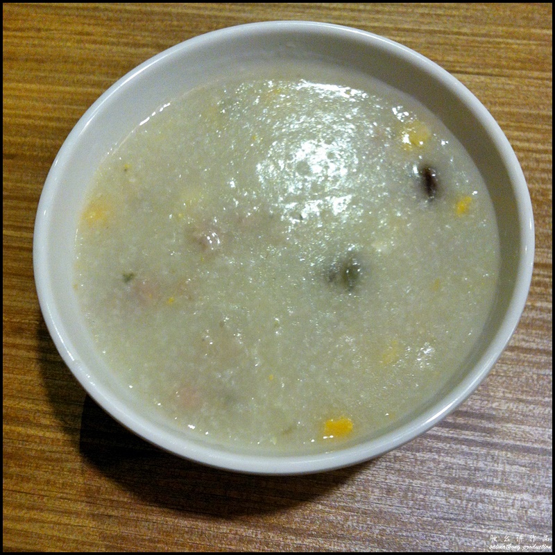 Congee with Lean Pork, Century Egg & Salted Egg