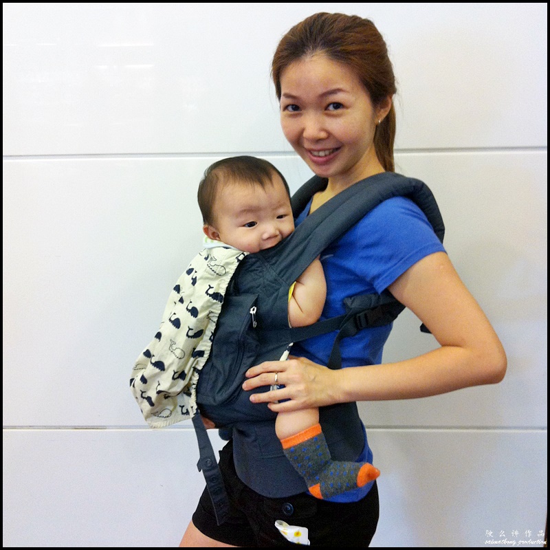 What I noticed immediately after trying out the Ergobaby original baby carrier was that it is incredibly comfortable to wear.