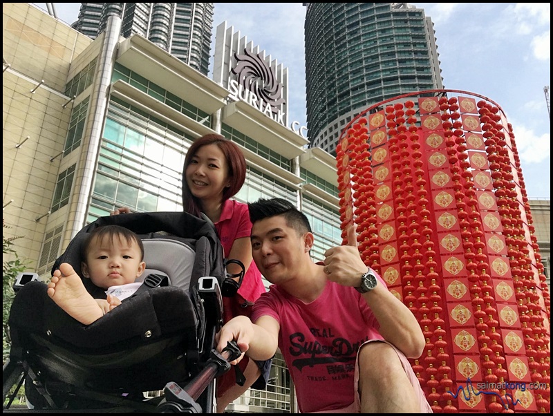 Family CNY outing to KLCC