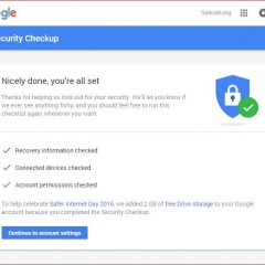 Google Is Offering 2GB Of Free Drive Space If You Complete The Account Security Checkup