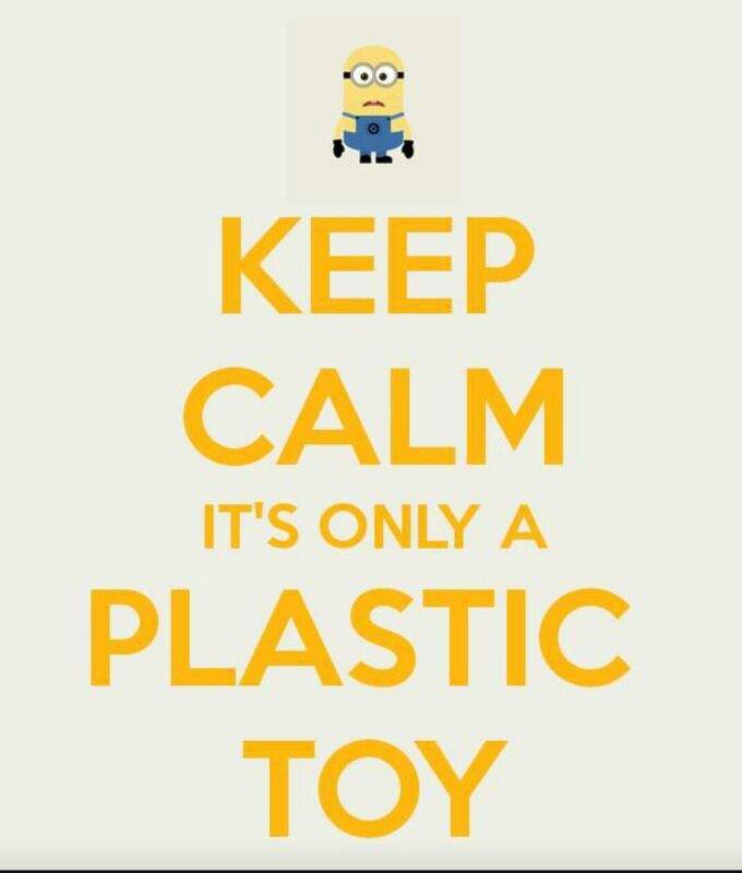 Keep Calm! Minion just a plastic toy!