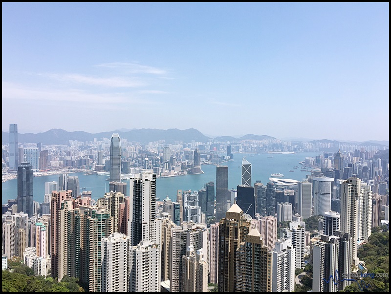 Breathaking views from the Sky Terrace. Hong Kong is amazingly beautiful! 