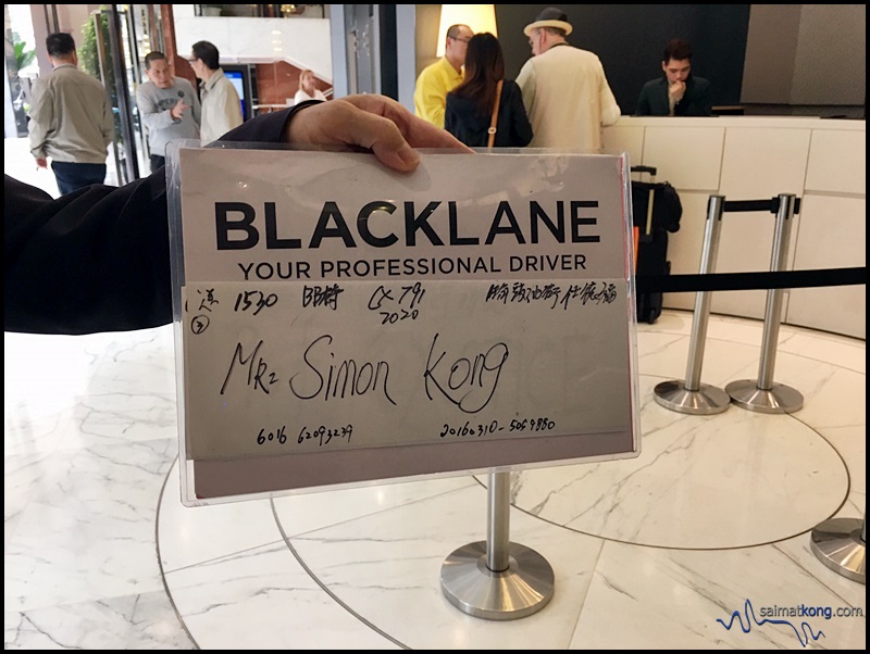 We booked a ride with Blacklane to Hong Kong International Airport. Our driver arrived in time and helped us with our luggages too.