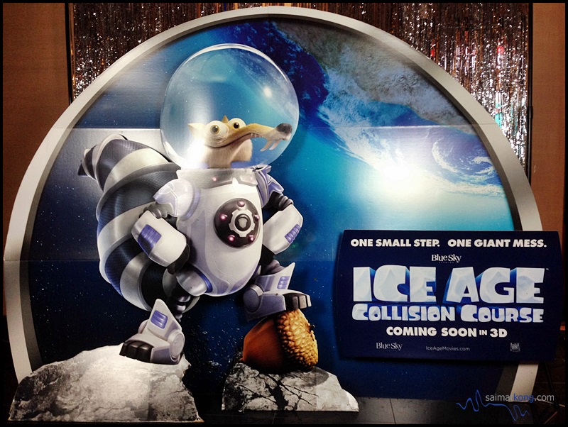 Guess what movie we watched? It's Ice Age: Collision Course yo!