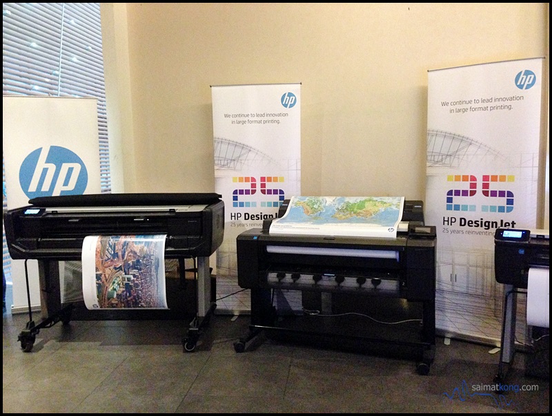HP DesignJet Malaysia even brought along their award winning HP DesignJet T830 MFP Printer.