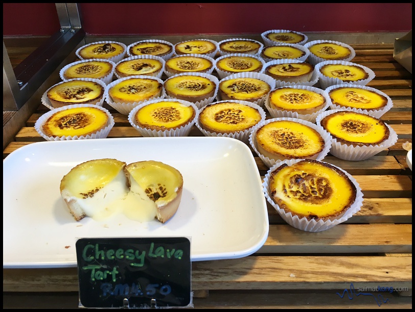 SS2 Bake Plan - The Cheesy Lava Tart which is priced at RM4.50 per piece.
