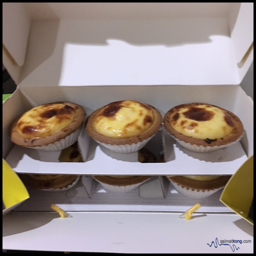 Hokkaido Baked Cheese Tart opened its second outlet at Lower Ground Floor of Subang's Empire Shopping Gallery - The cheese tarts are nicely packed in a box.