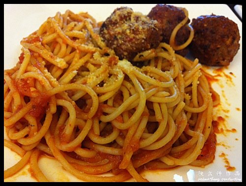 Pork Meatballs Pasta - Ribs @ Oasis, Bandar Utama