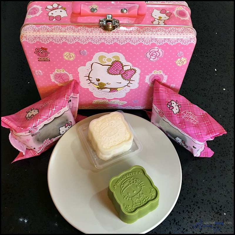 Good Chen (谷城饼棧) Mooncake : Their new flavour Uji-Shi Matcha Red Bean with Cookies has a mild matcha fragrance and pairs well with red bean while the addition of cookies provide a chewy texture.