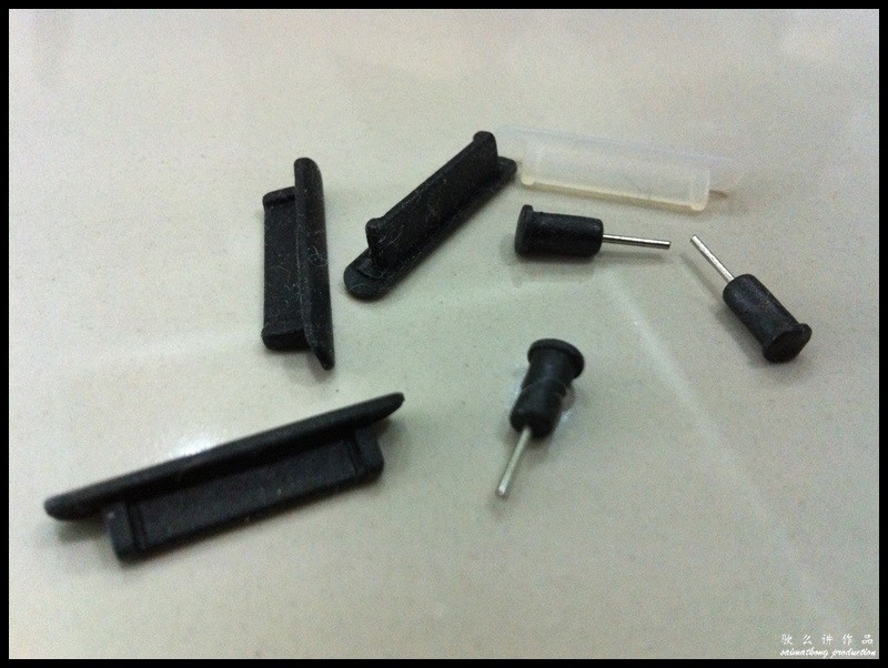 Dock Plug & Earphone slot Anti-dust Stopper for iPhone 4