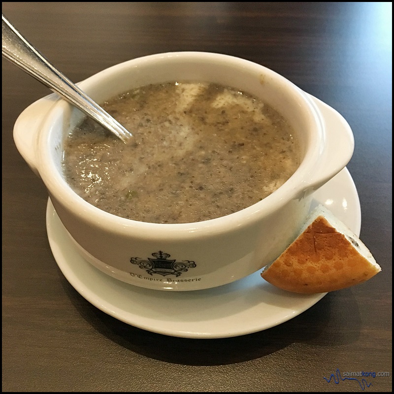 D'Empire Art Of Cuisine @ Pavilion : Button Mushroom Soup (RM 10.90 Nett)