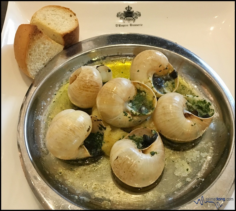 D'Empire Art Of Cuisine @ Pavilion : Stuff Escargots Bourguignon – 1/2 Dozen (RM26.90 Nett)