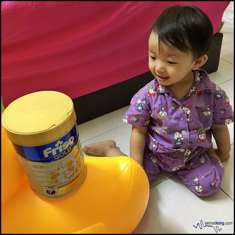 As I said earlier, Friso Gold's new and improved formula milk comes with LocNutri technology which preserve nutrients for easy digestion and help your child to grow stronger from the inside. 