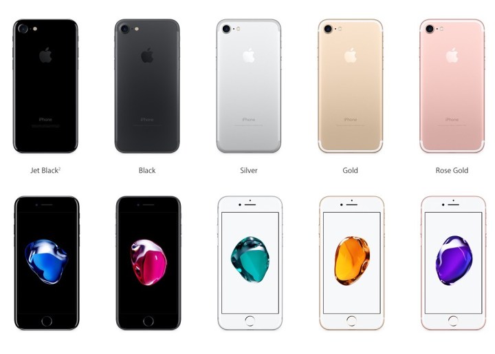 Welcoming iPhone 7 - Which colors to choose? Jet Black, Black, Silver, Gold, Rose Gold