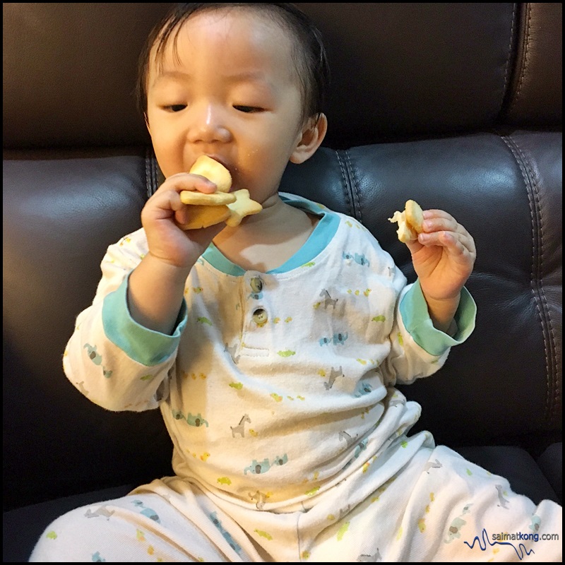 After letting Aiden take Eu Yan Sang Bo Ying compound for two days, I noticed that his cough and flu has significantly improved.