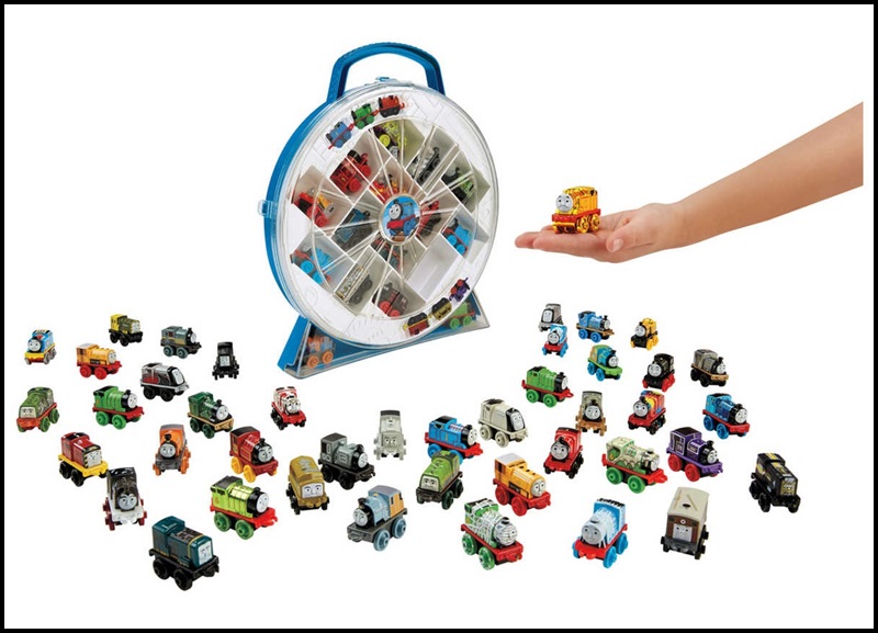 This Thomas & Friends Minis Collector's Playwheel is one of the accessories that you can get to keep your Minis collection. It can hold 16 mini engines and makes the perfect home for your Minis.