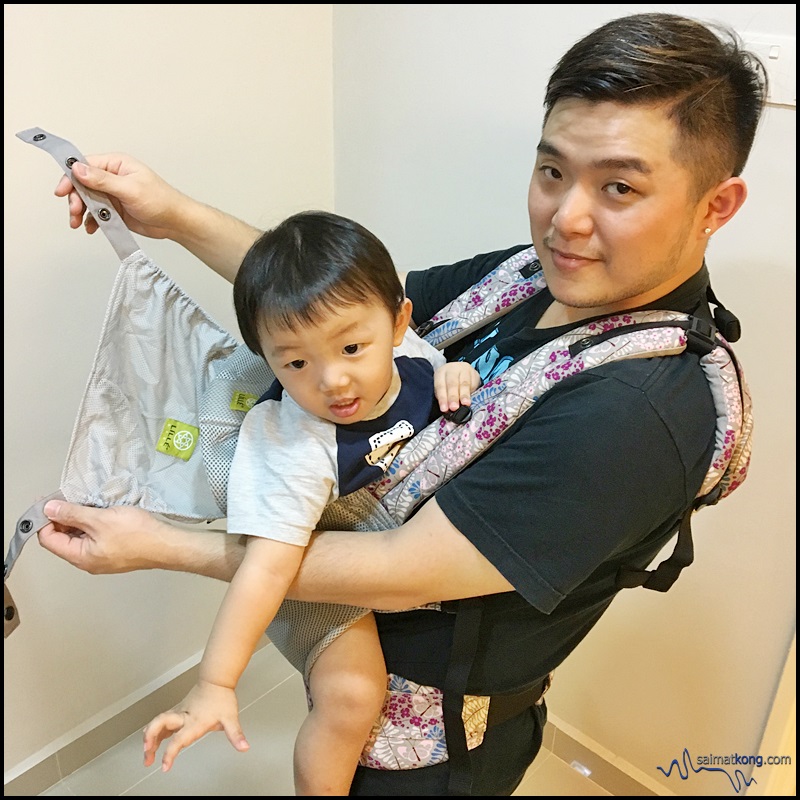LÍLLÉbaby® Complete AirFlow Baby Carrier : The sleeping hood is great for sleeping baby or toddler. It also comes handy when I want to nurse Annabelle as it offers me the privacy while I need to breastfeed on the go. 