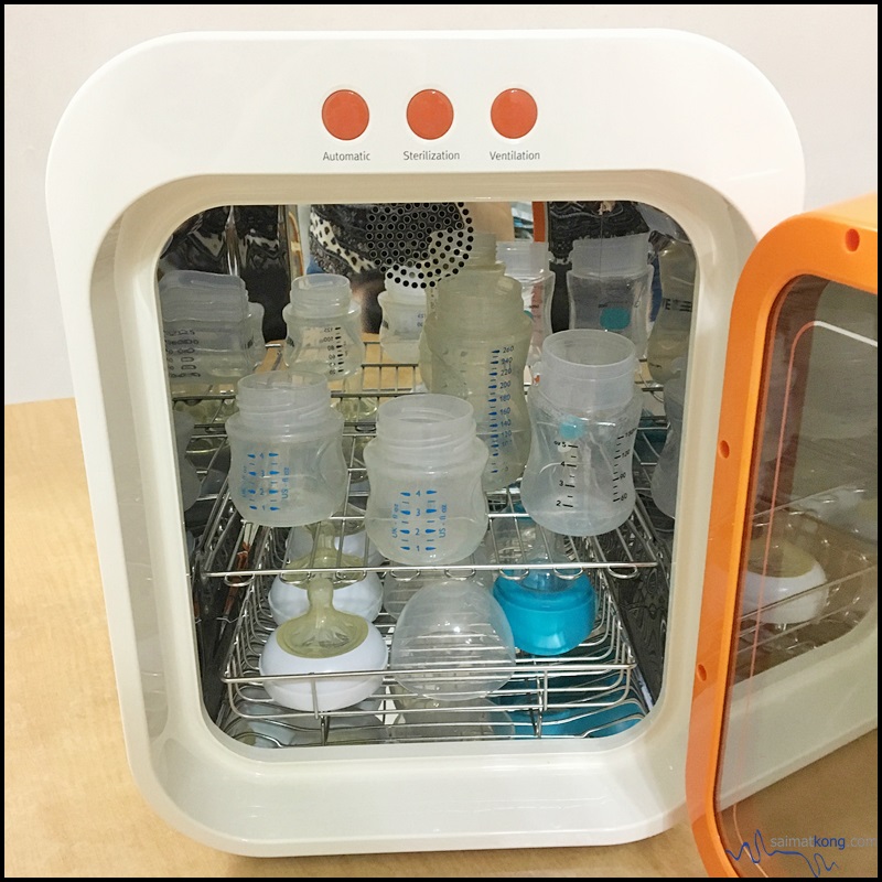 Review: Sterilizing made easy with uPang UV Sterilizer : Top rack