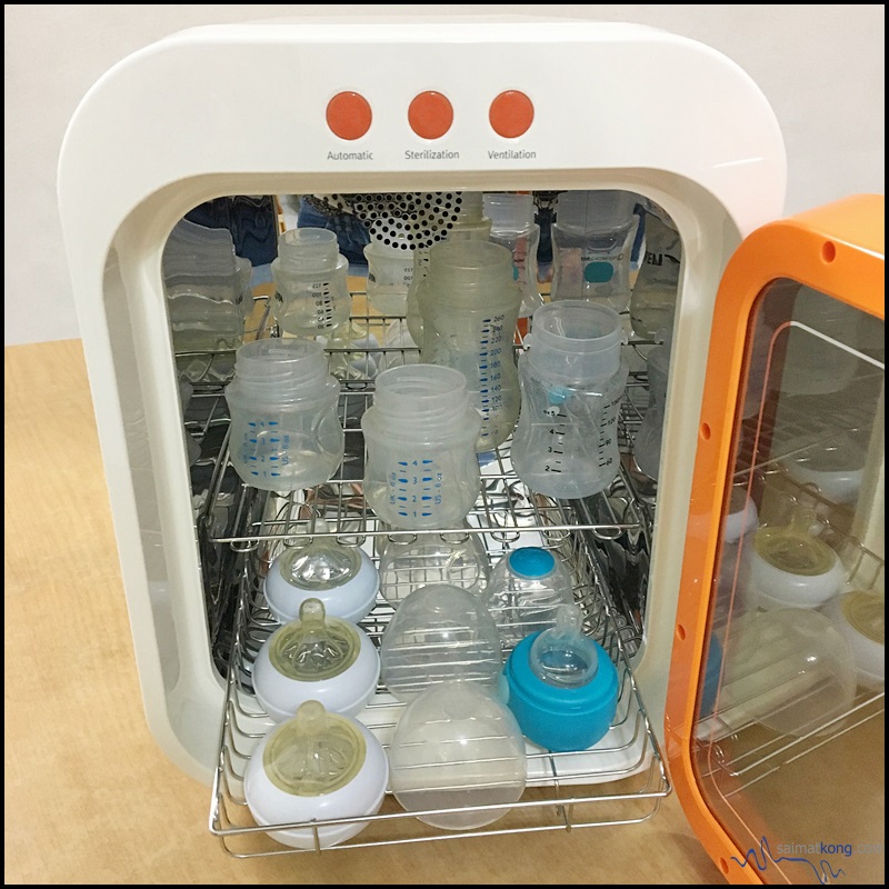 Review: Sterilizing made easy with uPang UV Sterilizer : Bottom rack