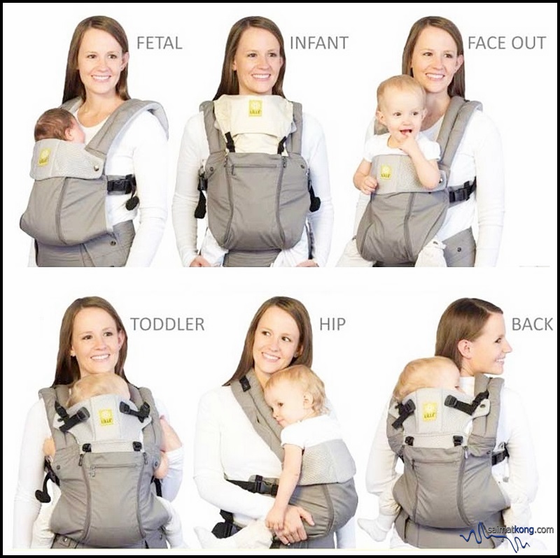 Lily baby shop carrier on back