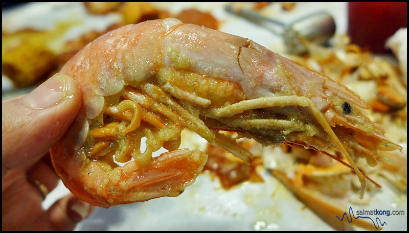Crab Factory @ SS2 : Fresh, juicy and succulent shrimps.