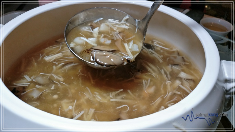 Exquisite Chinese New Year Feast @ Dynasty Restaurant, Renaissance Kuala Lumpur Hotel : Ying Yang Scallop Soup with Dried Seafood