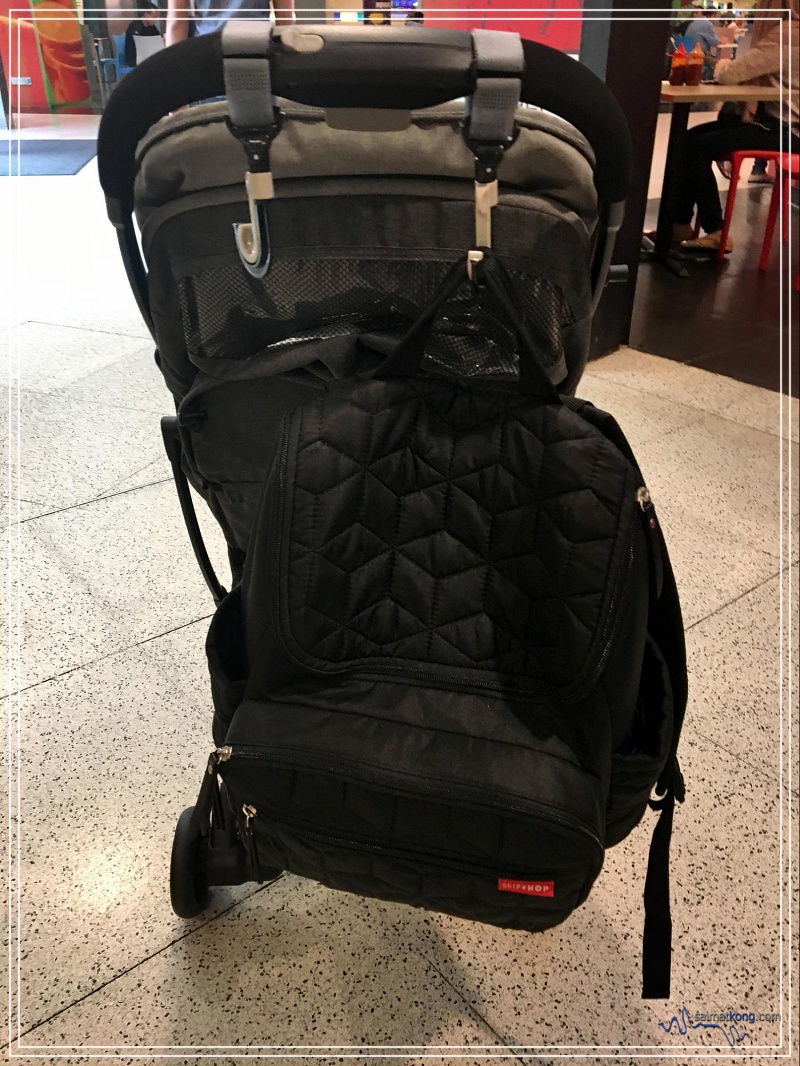 Bloom & Grow - What I truly love about this diaper backpack is that it comes with stroller straps so I can easily click onto the stroller whenever I want which I reckon is real convenient. 