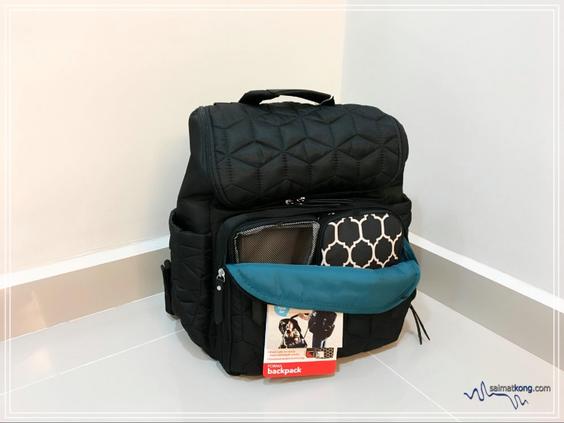 Bloom & Grow - I'm very excited coz I finally got a diaper bag and it's Skip Hop Forma Backpack in black.
