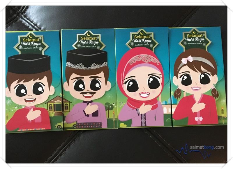 Salam Aidilfitri 2017 - The raya packets from Khind Malaysia is one my favorites as I've always loved family-themed packets. 