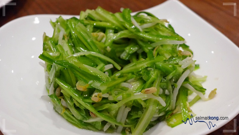 Din Tai Fung Malaysia turns 10 - Stir-Fried Royale Chive & Bean Sprout with Garlic 