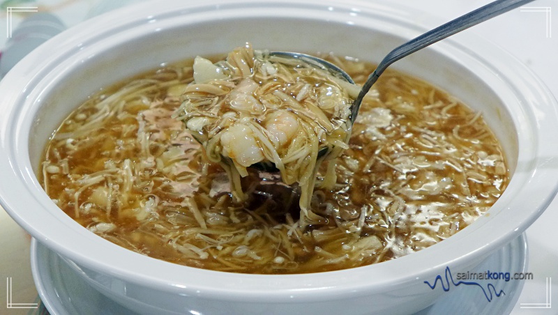 CNY 2018 @ Dynasty Restaurant, Renaissance - Braised Five Treasure Soup with Crab Meat & Sliced Abalone