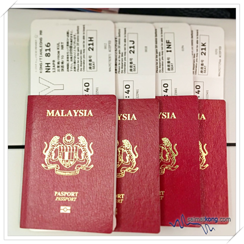 Our Travel Essentials to Japan - Malaysia Passport