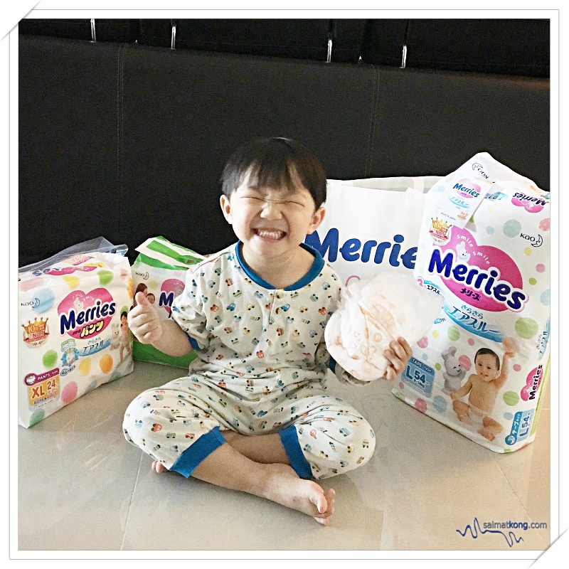 Parenting Is Made Easy with My Modern Parenthood by Kao - What we liked best about Merries is its superb absorbency. I’m impressed that it last through the night with no leakage.