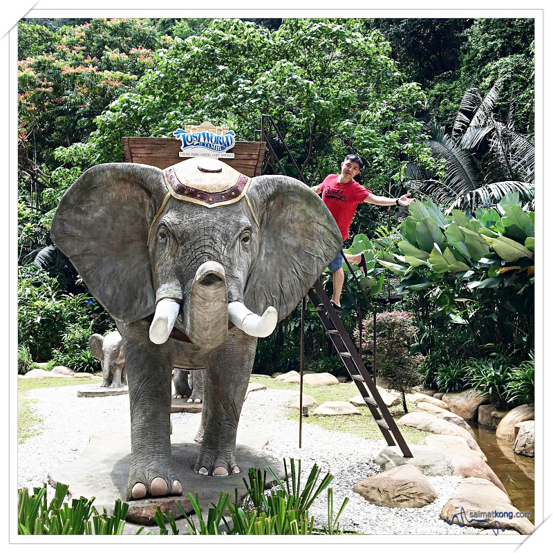 Fun Things To Do @ Lost World Of Tambun, Ipoh - In the olden days, elephants were used to transport the heavy tin ore to the nearest depot. 
